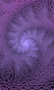 Preview wallpaper abstraction, spirals, circles, lines, lilac