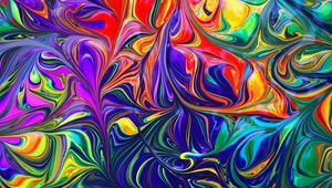 Preview wallpaper abstraction, spots, colorful, distortion