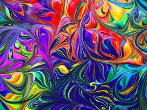 Preview wallpaper abstraction, spots, colorful, distortion