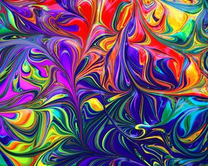 Preview wallpaper abstraction, spots, colorful, distortion