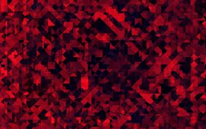 Preview wallpaper abstraction, spots, glitch, distortion, red