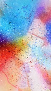 Preview wallpaper abstraction, spots, watercolor, multicolored, dots