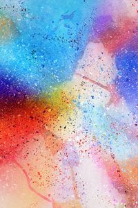 Preview wallpaper abstraction, spots, watercolor, multicolored, dots