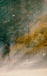 Preview wallpaper abstraction, spray, paint, yellow
