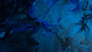 Preview wallpaper abstraction, stains, black, blue