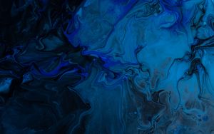 Preview wallpaper abstraction, stains, black, blue