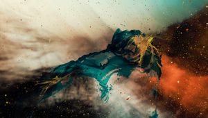 Preview wallpaper abstraction, stains, splashes, paint