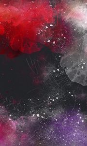 Preview wallpaper abstraction, stains, watercolor, dark