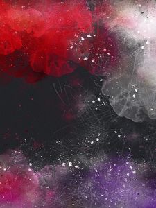 Preview wallpaper abstraction, stains, watercolor, dark