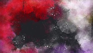 Preview wallpaper abstraction, stains, watercolor, dark
