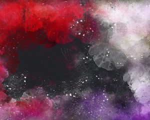 Preview wallpaper abstraction, stains, watercolor, dark