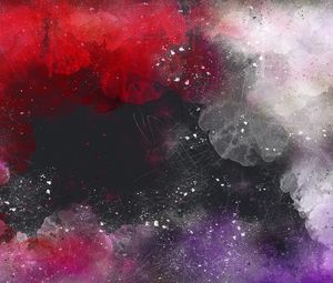 Preview wallpaper abstraction, stains, watercolor, dark