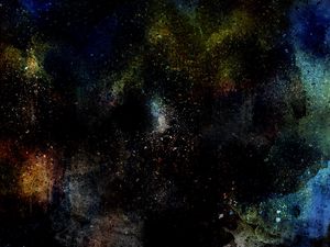 Preview wallpaper abstraction, stains, watercolor, dark