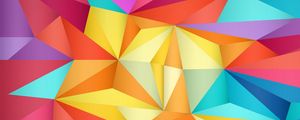 Preview wallpaper abstraction, triangles, colorful