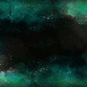 Preview wallpaper abstraction, watercolor, dark, spots, black, green