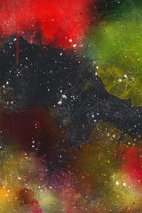 Preview wallpaper abstraction, watercolor, spots, colorful