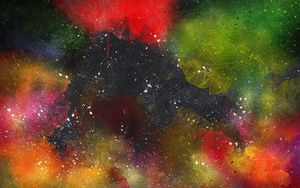 Preview wallpaper abstraction, watercolor, spots, colorful