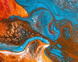Preview wallpaper abstraction, watercolor, stains, liquid