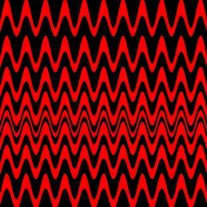 Preview wallpaper abstraction, waves, red, black