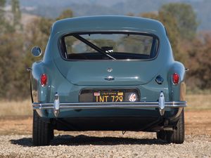 Preview wallpaper ac, aceca, 1954, blue, retro, back view, nature, car