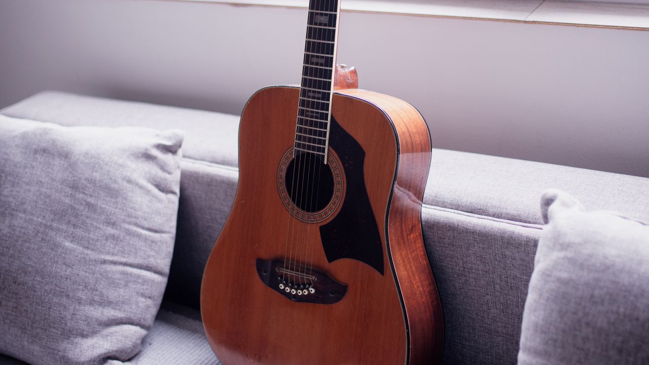 Wallpaper acoustic guitar, guitar, music, musical instrument