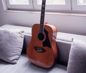 Preview wallpaper acoustic guitar, guitar, music, musical instrument