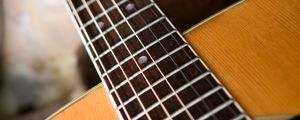 Preview wallpaper acoustic guitar, guitar, music, strings, fretboard