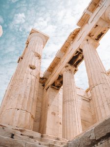 Preview wallpaper acropolis, architecture, ancient, columns, ruins