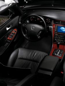 Preview wallpaper acura, 35rl, salon, interior, steering wheel, speedometer