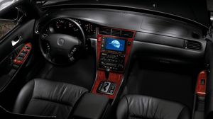 Preview wallpaper acura, 35rl, salon, interior, steering wheel, speedometer