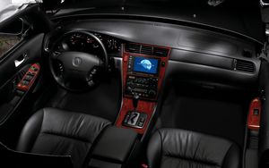 Preview wallpaper acura, 35rl, salon, interior, steering wheel, speedometer