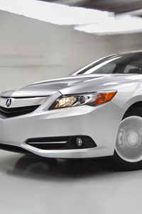 Preview wallpaper acura, ilx, hybrid, white, front bumper, style, cars, front view, speed