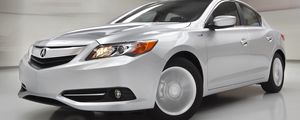 Preview wallpaper acura, ilx, hybrid, white, front bumper, style, cars, front view, speed