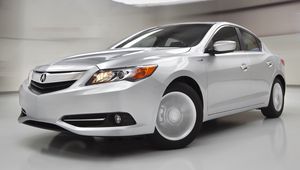 Preview wallpaper acura, ilx, hybrid, white, front bumper, style, cars, front view, speed