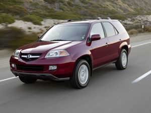 Preview wallpaper acura, mdx, cherry, jeep, side view, cars, speed, nature, track