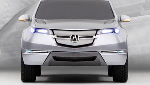 Preview wallpaper acura, mdx, concept, silver metallic, jeep, front view, style, auto