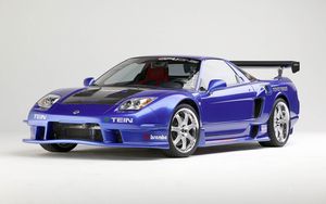 Preview wallpaper acura, nsx, 2003, blue, front view, sports, style, cars
