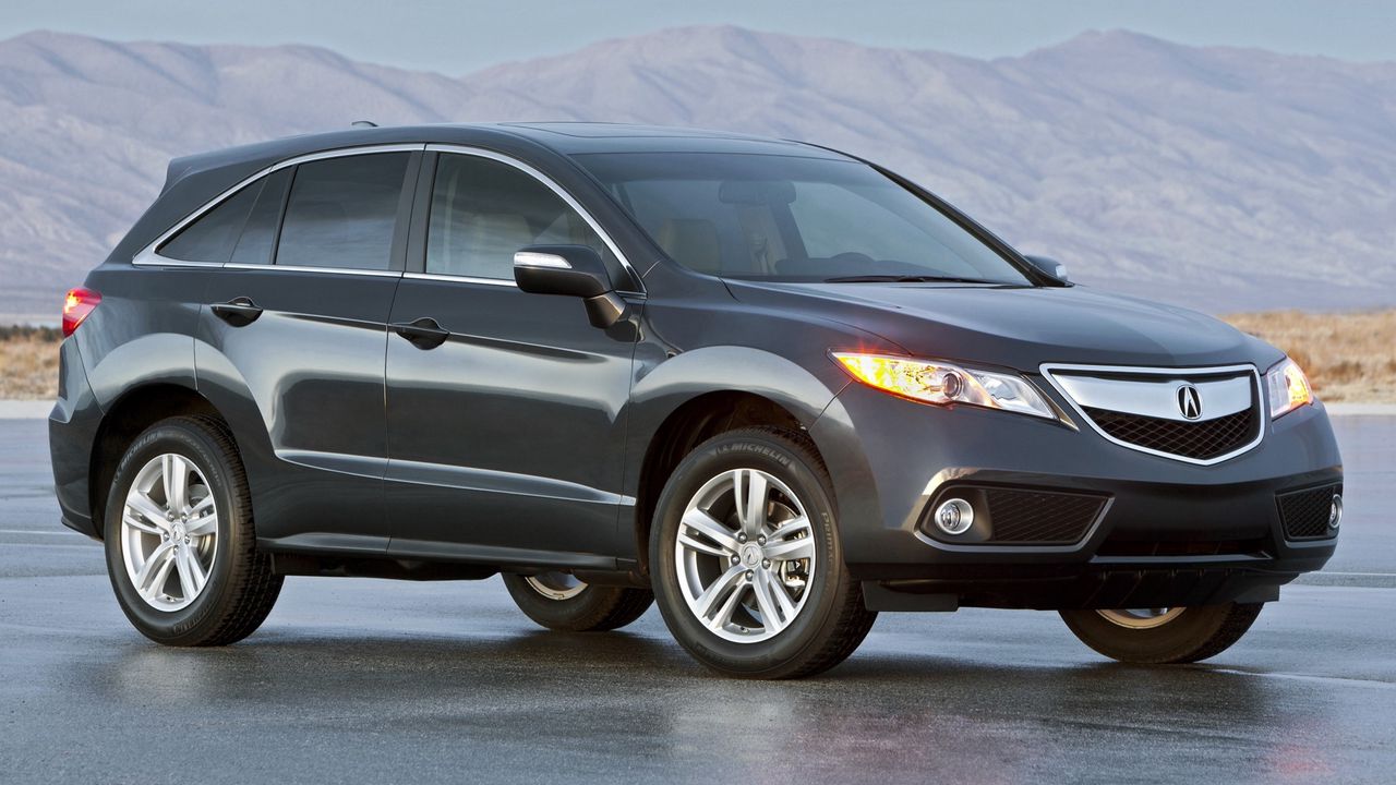 Wallpaper acura, rdx, 2012, black, side view, jeep, cars, nature, mountains