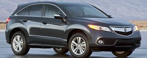 Preview wallpaper acura, rdx, 2012, black, side view, jeep, cars, nature, mountains