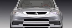 Preview wallpaper acura, rd-x, concept, gray metallic, front view, style, auto