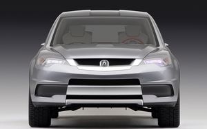 Preview wallpaper acura, rd-x, concept, gray metallic, front view, style, auto