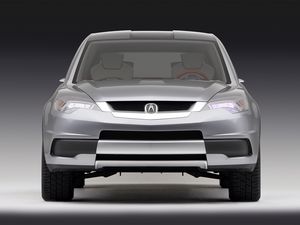 Preview wallpaper acura, rd-x, concept, gray metallic, front view, style, auto