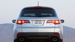 Preview wallpaper acura, rdx, metallic silver, jeep, rear view, car