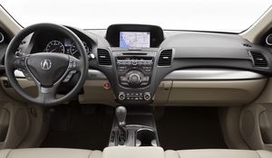 Preview wallpaper acura, rdx, salon, interior, steering wheel, speedometer