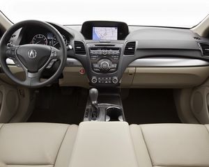 Preview wallpaper acura, rdx, salon, interior, steering wheel, speedometer