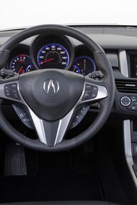 Preview wallpaper acura, rdx, salon, interior, steering wheel, speedometer