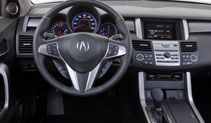 Preview wallpaper acura, rdx, salon, interior, steering wheel, speedometer