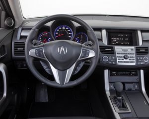 Preview wallpaper acura, rdx, salon, interior, steering wheel, speedometer