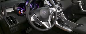 Preview wallpaper acura, rdx, salon, interior, steering wheel, speedometer