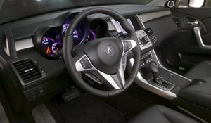 Preview wallpaper acura, rdx, salon, interior, steering wheel, speedometer